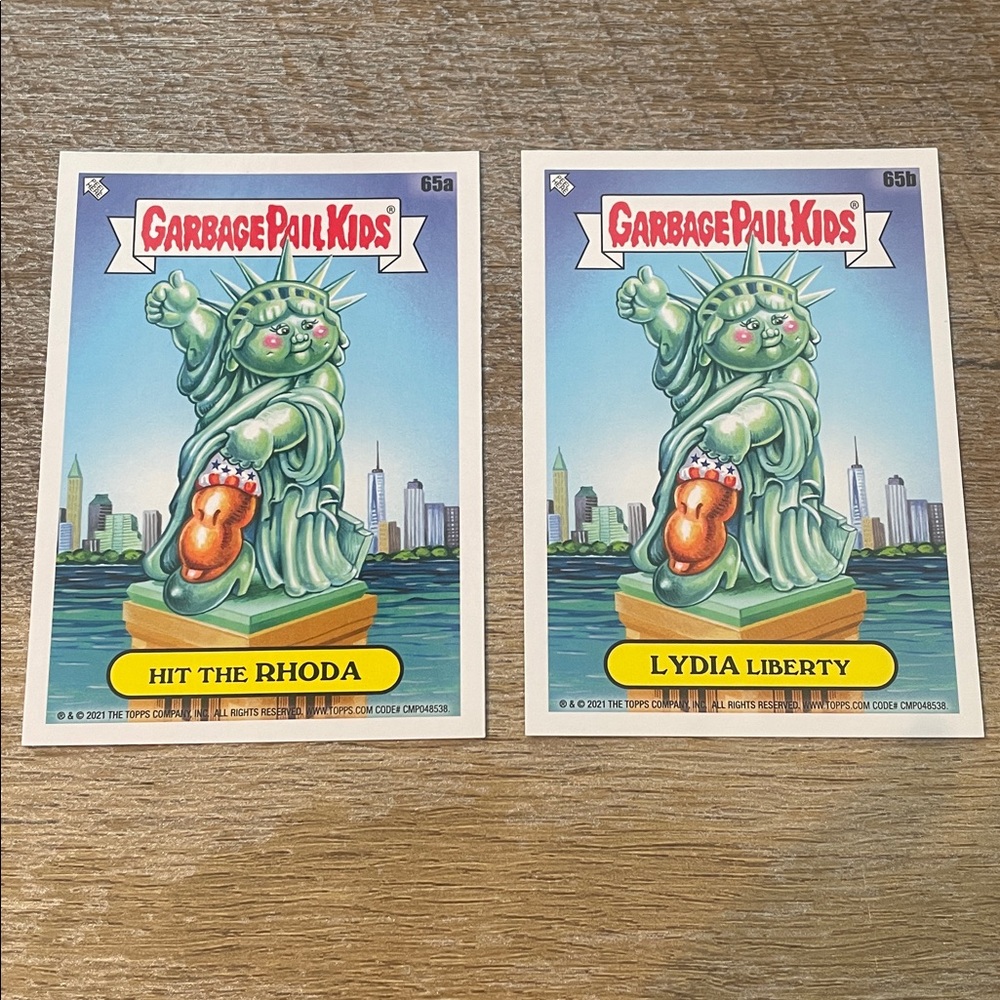 ✨10/$10 GPK SALE✨ Garbage Pail Kids GPK Go on Vacation Base 65a and 65b